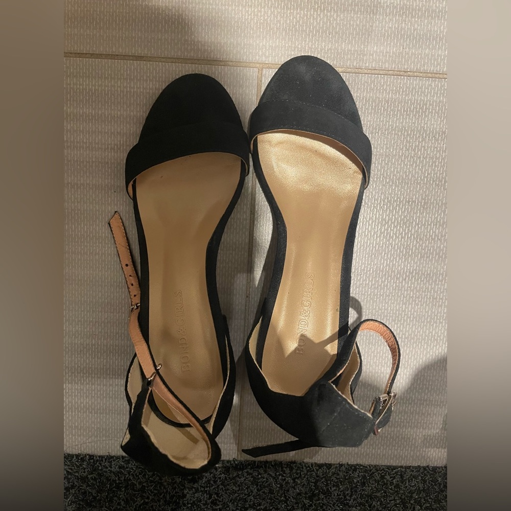 Stuart Weitzman style sandals.